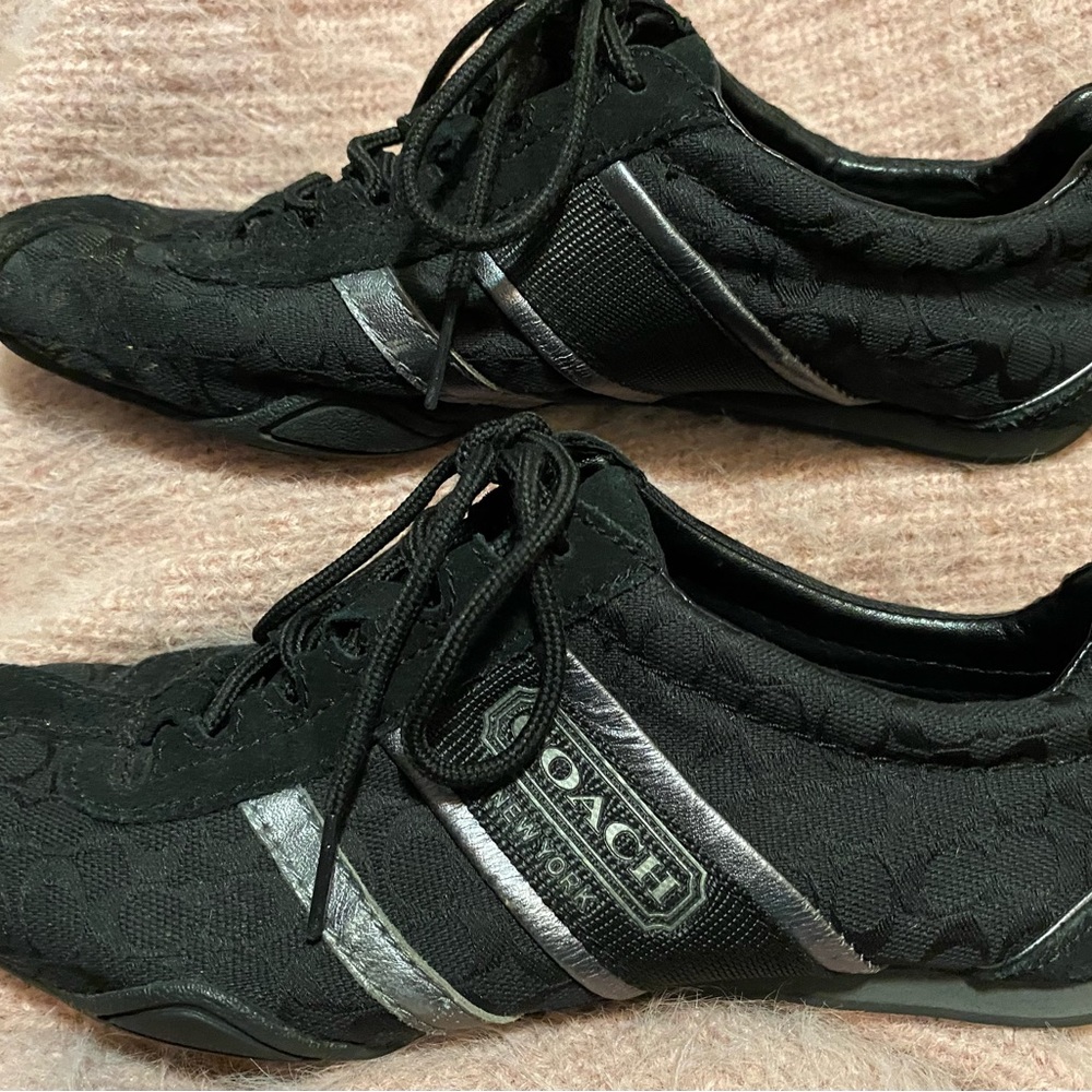 Coach black sneakers/ tennis shoes / athletic wear